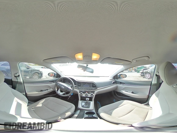 2019 Hyundai Elantra SE with VIN 5NPD74LF8KH497616, listed as a Copart auction lot 55968625 with 197,064 mi miles and Non Repairable. Bid and sale history available at DreamBid. Image 13.