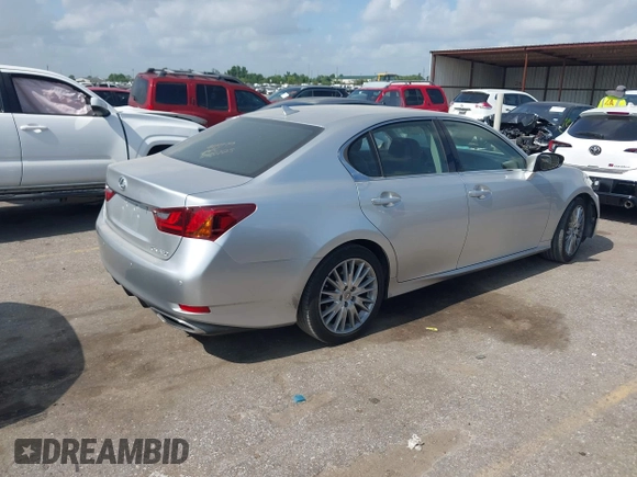 2013 Lexus GS 350 with VIN JTHBE1BL8D5005221, listed as a IAAI auction lot 42559557 with 95,385 mi miles and . Bid and sale history available at DreamBid. Image 4.