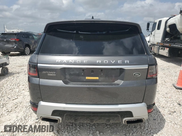 2019 Land Rover Range Rover Sport HSE with VIN SALWR2RV0KA816593, listed as a Copart auction lot 53714175 with 87,027 mi miles and Salvage Title. Bid and sale history available at carsss.com. Image 6.