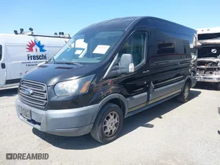 2015 Ford Transit Cargo Van with VIN 1FTYR2CM7FKA73060, listed as a IAAI auction lot 41866415 with 99,707 mi miles. Bid and sale history available at carsss.com. Image 17.