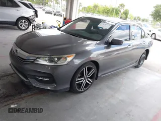 2016 Honda Accord Sport with VIN 1HGCR2F59GA093334, listed as a IAAI auction lot 42138977 with 104,271 mi miles and . Bid and sale history available at DreamBid. Image 17.