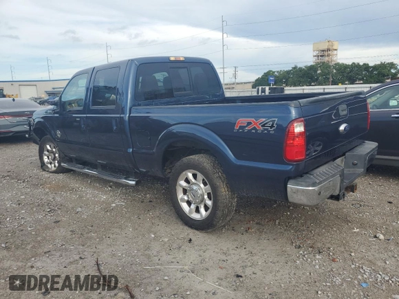 2015 Ford F-250 Lariat with VIN 1FT7W2BT9FEB30158, listed as a Copart auction lot 60708155 with 206,125 mi miles and Salvage title. Bid and sale history available at DreamBid. Image 2.