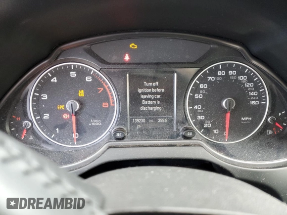 2015 Audi Q5 Premium Plus with VIN WA1LFAFP5FA021459, listed as a Copart auction lot 51131075 with 139,230 mi miles and Salvage title. Bid and sale history available at DreamBid. Image 9.