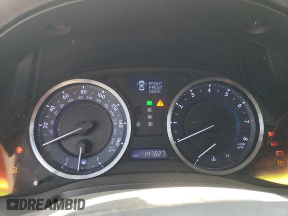2012 Lexus IS 250 with VIN JTHBF5C24C5169462, listed as a Copart auction lot 61063465 with 147,827 mi miles and Salvage title. Bid and sale history available at DreamBid. Image 9.