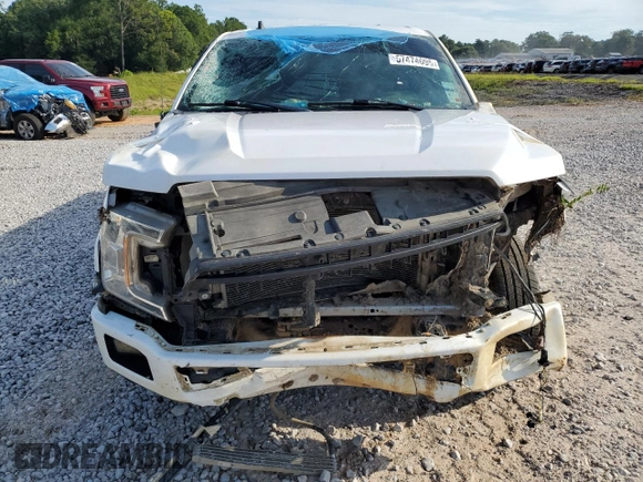 2020 Ford F-150 XL with VIN 1FTEW1CB4LKD41983, listed as a Copart auction lot 57474095 with 128,360 mi miles and Salvage title. Bid and sale history available at DreamBid. Image 5.