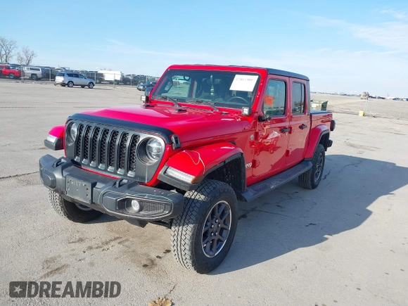2021 Jeep Gladiator Overland с VIN 1C6HJTFG3ML546177, выставлен на аукционе IAAI как лот 41861900 с пробегом 20 455 миль миль и . История ставок и продаж доступна на DreamBid. Изображение 6.