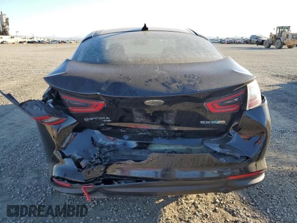 2014 Kia Optima Hybrid EX with VIN KNAGN4AD0E5068363, listed as a Copart auction lot 75881804 with 60,862 mi miles and Salvage Title. Bid and sale history available at carsss.com. Image 6.