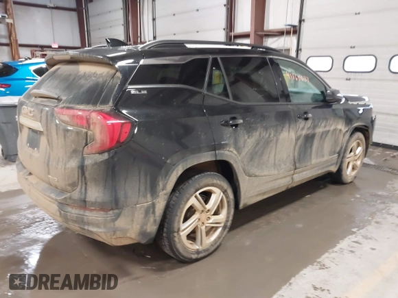 2019 GMC Terrain SLE with VIN 3GKALTEV8KL307623, listed as a IAAI auction lot 41160633 with 63,357 mi miles. Bid and sale history available at carsss.com. Image 4.