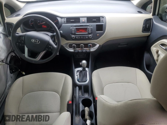 2013 Kia Rio LX with VIN KNADM5A36D6296654, listed as a Copart auction lot 55194435 with 100,895 mi miles and Salvage Title. Bid and sale history available at DreamBid. Image 8.