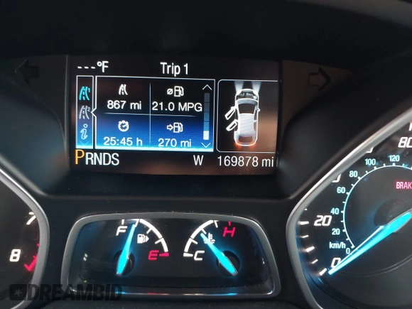 2014 Ford Escape Titanium with VIN 1FMCU9J99EUA46103, listed as a IAAI auction lot 42018097 with 169,878 mi miles and . Bid and sale history available at DreamBid. Image 15.