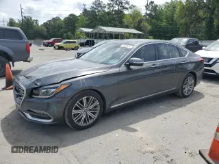 2018 Genesis G80 3.8L z VIN KMHGN4JE0JU239622, wystawiony jako Copart lot #52925365 z przebiegiem 65 236 mil mil oraz Szkody całkowita. Historia ofert i sprzedaży dostępna na DreamBid. Obrazek 1.