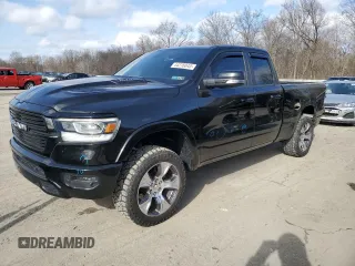 2019 Ram 1500 Laramie with VIN 1C6SRFDT3KN602992, listed as a Copart auction lot 44276045 with 79,272 mi miles and Salvage Title. Bid and sale history available at carsss.com. Image 1.