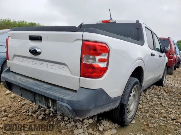 2022 Ford Maverick XL with VIN 3FTTW8E99NRA65177, listed as a Copart auction lot 50105825 with 53,933 mi miles and Salvage Title. Bid and sale history available at DreamBid. Image 3.