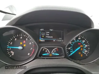 2015 Ford Escape Titanium with VIN 1FMCU0J9XFUA58239, listed as a Copart auction lot 46153395 with 114,240 mi miles and Salvage Title. Bid and sale history available at carsss.com. Image 9.