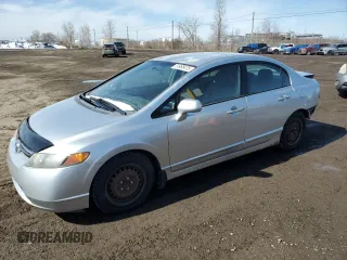2006 Honda Civic LX z VIN 2HGFA16516H026449, wystawiony jako Copart lot #51968475 z przebiegiem 126 578 mil mil oraz Szkoda całkowita • Salvage title. Historia ofert i sprzedaży dostępna na DreamBid. Obrazek 1.