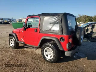 2005 Jeep Wrangler SE with VIN 1J4FA29S85P330100, listed as a Copart auction lot 85862984 with 75,526 mi miles and Salvage Title. Bid and sale history available at carsss.com. Image 2.