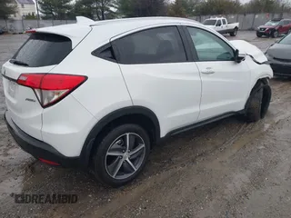 2021 Honda HR-V EX with VIN 3CZRU6H56MM724240, listed as a IAAI auction lot 41871785 with 1 mi miles. Bid and sale history available at carsss.com. Image 4.