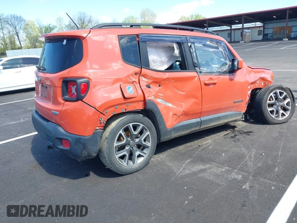 2017 Jeep Renegade Latitude z VIN ZACCJABB4HPG33377, wystawiony jako IAAI lot #41967663 z przebiegiem 141 201 mil mil oraz . Historia ofert i sprzedaży dostępna na DreamBid. Obrazek 4.