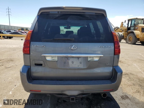 2006 Lexus GX 470 with VIN JTJBT20X960101861, listed as a Copart auction lot 68265414 with 138,512 mi miles and Salvage Title. Bid and sale history available at carsss.com. Image 6.
