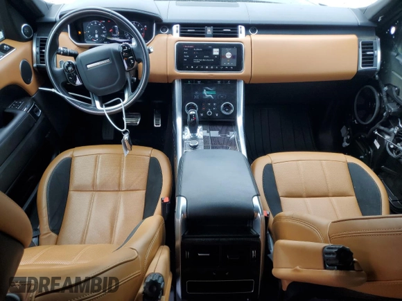 2021 Land Rover Range Rover Sport HSE Dynamic with VIN SALWR2SE2MA775543, listed as a Copart auction lot 50842024 with 58,561 mi miles and Salvage Title. Bid and sale history available at carsss.com. Image 8.