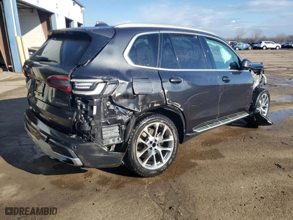 2023 BMW X5 sDrive40i with VIN 5UXCR4C06P9P92133, listed as a Copart auction lot 45018155 with 0 mi miles and Non Repairable. Bid and sale history available at carsss.com. Image 3.