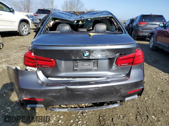 2017 BMW M3 with VIN WBS8M9C5XH5G84438, listed as a Copart auction lot 42153723 with 0 mi miles. Bid and sale history available at carsss.com. Image 6.