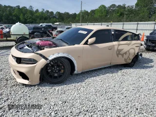 2021 Dodge Charger SRT Hellcat Widebody z VIN 2C3CDXL96MH501128, wystawiony jako Copart lot #54534745 z przebiegiem Nie podano mil oraz Szkoda całkowita • Salvage title. Historia ofert i sprzedaży dostępna na DreamBid. Obrazek 1.