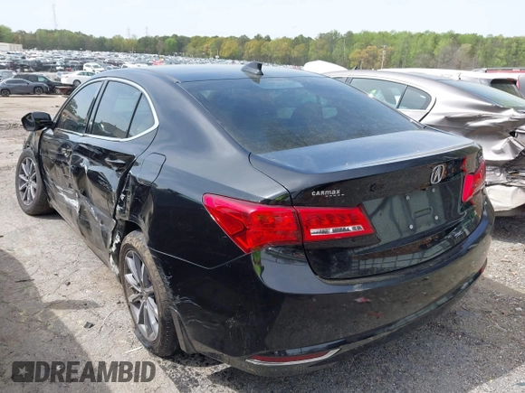 2018 Acura TLX Technology with VIN 19UUB1F52JA007680, listed as a IAAI auction lot 41910198 with 87,585 mi miles and . Bid and sale history available at carsss.com. Image 3.