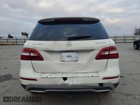 2013 Mercedes-Benz M 350 with VIN 4JGDA2EB7DA231901, listed as a Copart auction lot 51264615 with 118,197 mi miles and Salvage Title. Bid and sale history available at carsss.com. Image 6.