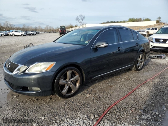 2010 Lexus GS 350 with VIN JTHBE1KS6A0049105, listed as a Copart auction lot 43037225 with 251,483 mi miles and Salvage Title. Bid and sale history available at carsss.com. Image 1.