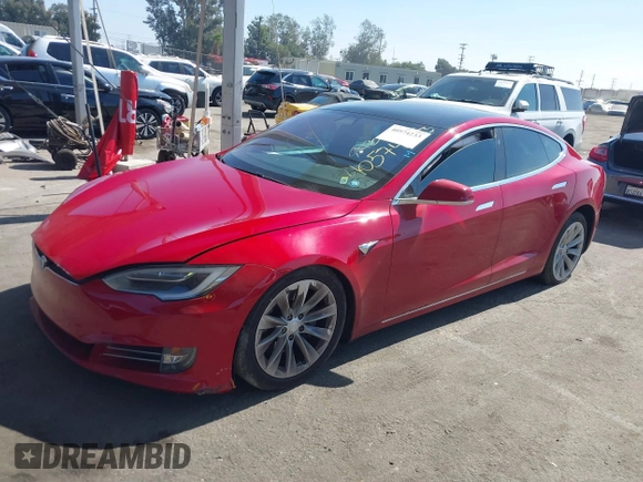 2016 Tesla Model S 90D with VIN 5YJSA1E22GF174654, listed as a IAAI auction lot 41700676 with 193,813 mi miles and . Bid and sale history available at DreamBid. Image 2.