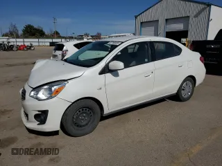 2019 Mitsubishi Mirage ES z VIN ML32F3FJ0KHF16278, wystawiony jako Copart lot #52785655 z przebiegiem 57 873 mil mil oraz Szkody całkowita. Historia ofert i sprzedaży dostępna na DreamBid. Obrazek 1.