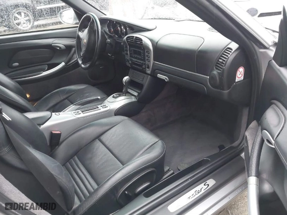 2004 Porsche Boxster S with VIN WP0CB29814U661210, listed as a IAAI auction lot 41712747 with 40,779 mi miles. Bid and sale history available at carsss.com. Image 5.