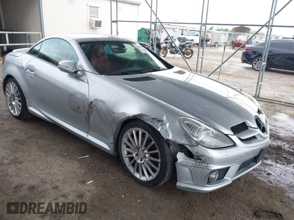 2010 Mercedes-Benz SLK with VIN WDBWK5JA4AF226113, listed as a IAAI auction lot 42109070 with 123,725 mi miles and . Bid and sale history available at DreamBid. Image 1.