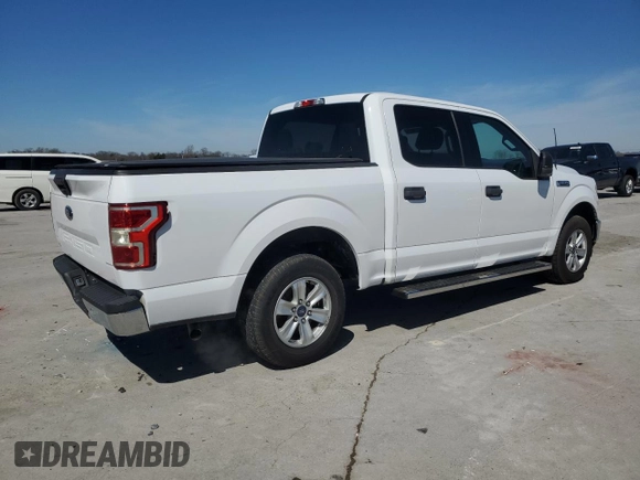 2018 Ford F-150 XL with VIN 1FTEW1CB0JKE47263, listed as a Copart auction lot 51255905 with 209,218 mi miles and Salvage Title. Bid and sale history available at carsss.com. Image 3.