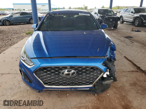 2018 Hyundai Sonata Sport with VIN 5NPE34AFXJH639031, listed as a Copart auction lot 53173295 with 39,727 mi miles and Salvage Title. Bid and sale history available at DreamBid. Image 5.