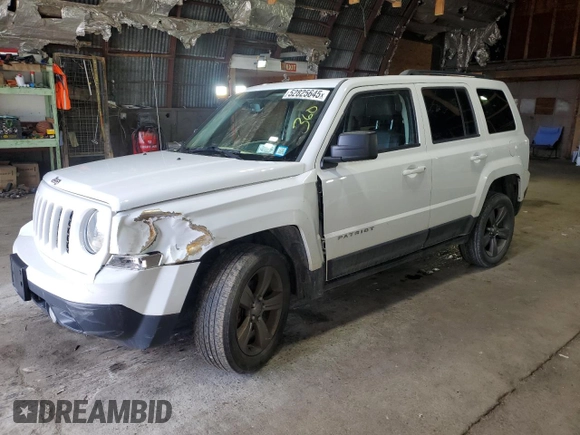 2015 Jeep Patriot High Altitude with VIN 1C4NJRFB2FD436169, listed as a Copart auction lot 52825645 with 70,743 mi miles and Salvage Title. Bid and sale history available at carsss.com. Image 1.