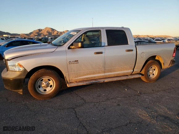 2014 Ram 1500 Tradesman with VIN 1C6RR6KGXES363788, listed as a Copart auction lot 77915804 with 125,444 mi miles and Salvage Title. Bid and sale history available at carsss.com. Image 1.