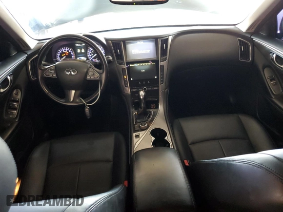 2017 Infiniti Q50 Premium with VIN JN1EV7AP5HM741358, listed as a Copart auction lot 63832655 with 88,364 mi miles and Clean title. Bid and sale history available at DreamBid. Image 8.