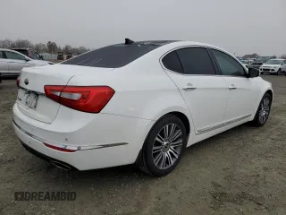 2015 Kia Cadenza Premium with VIN KNALN4D70F5174298, listed as a Copart auction lot 86166864 with 136,880 mi miles and Clean Title. Bid and sale history available at carsss.com. Image 3.
