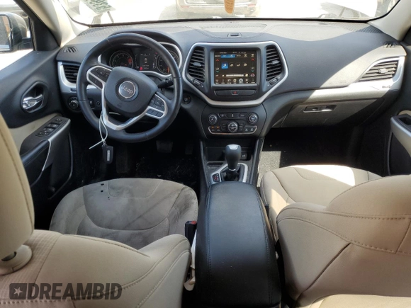 2017 Jeep Cherokee Latitude with VIN 1C4PJLCBXHW585608, listed as a Copart auction lot 53943055 with 62,927 mi miles and Salvage Title. Bid and sale history available at DreamBid. Image 8.