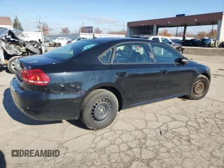 2014 Volkswagen Passat Wolfsburg Ed with VIN 1VWAS7A34EC025941, listed as a Copart auction lot 82163684 with 146,283 mi miles and Salvage Title. Bid and sale history available at carsss.com. Image 3.