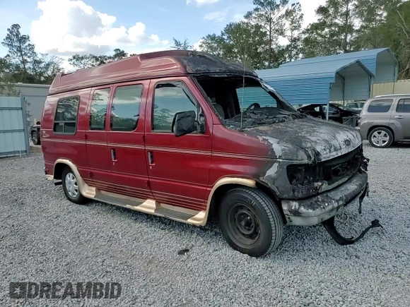 1999 Ford Econoline Cargo with VIN 1FDRE14W5XHB72755, listed as a Copart auction lot 78891634 with 136,376 mi miles and Salvage Title. Bid and sale history available at carsss.com. Image 12.