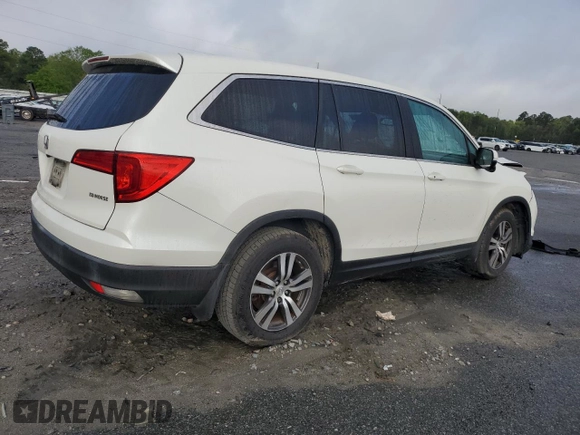 2016 Honda Pilot EX-L with VIN 5FNYF5H71GB034413, listed as a Copart auction lot 50452695 with 118,907 mi miles and Salvage Title. Bid and sale history available at DreamBid. Image 3.