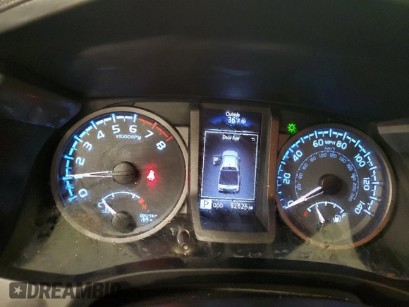 2016 Toyota Tacoma SR with VIN 3TMCZ5AN0GM019083, listed as a Copart auction lot 45275535 with 92,626 mi miles and Clean Title. Bid and sale history available at DreamBid. Image 9.