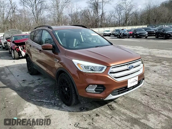 2017 Ford Escape SE with VIN 1FMCU0GD3HUC04513, listed as a Copart auction lot 47295575 with 147,938 mi miles and Salvage Title. Bid and sale history available at DreamBid. Image 12.