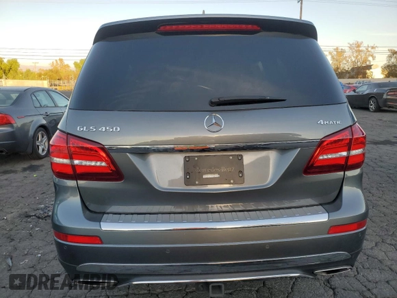 2017 Mercedes-Benz GLS 450 with VIN 4JGDF6EE7HA923732, listed as a Copart auction lot 78554503 with 47,698 mi miles and . Bid and sale history available at DreamBid. Image 6.