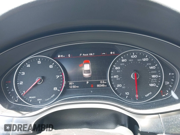 2017 Audi A6 Premium Plus with VIN WAUG8AFC2HN123907, listed as a IAAI auction lot 42609849 with 80,349 mi miles and . Bid and sale history available at DreamBid. Image 7.