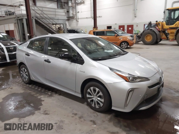 2020 Toyota Prius LE with VIN JTDL9RFU3L3019534, listed as a IAAI auction lot 41700624 with 47,923 mi miles and . Bid and sale history available at DreamBid. Image 1.