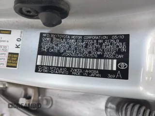 2010 Toyota Prius II with VIN JTDKN3DU4A0147576, listed as a IAAI auction lot 41884045 with 228,018 mi miles. Bid and sale history available at carsss.com. Image 9.